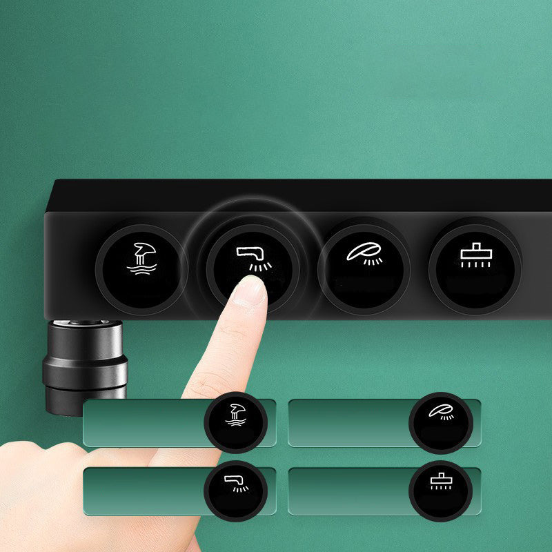 Sikunuo | Modern adjustable water flow shower faucet shower hose shower system on the wall