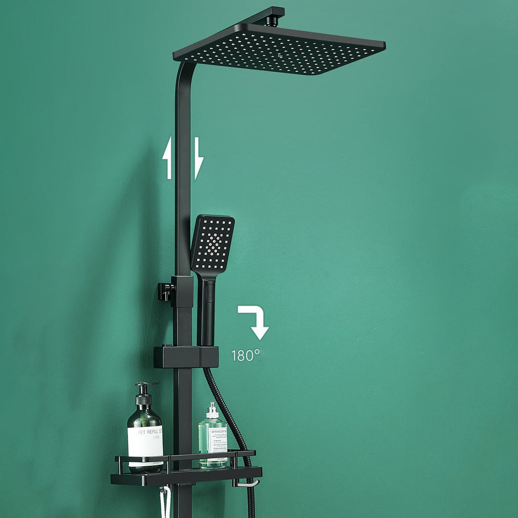Sikunuo | Modern adjustable water flow shower faucet shower hose shower system on the wall