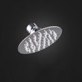 Sikunuo | Round shower head made of stainless steel in silver wall-mounted shower head