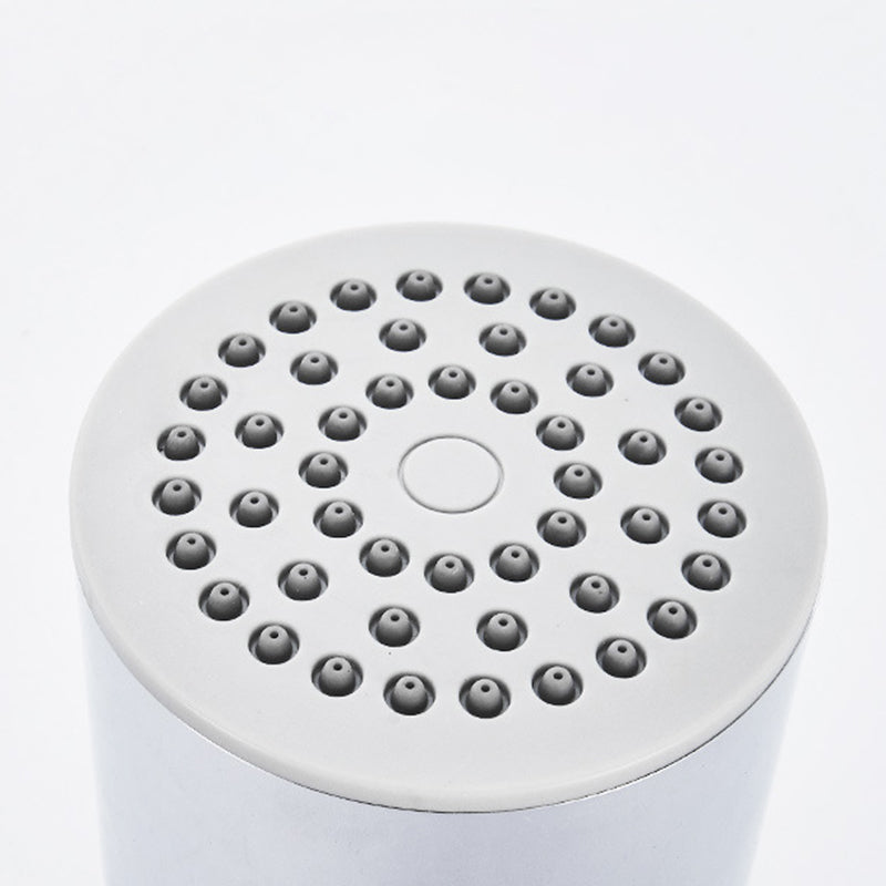 Sikunuo | Round shower head made of stainless steel in silver wall-mounted shower head