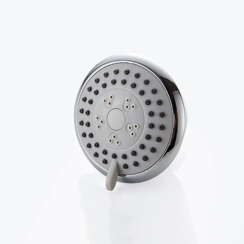 Sikunuo | Round shower head made of stainless steel in silver wall-mounted shower head