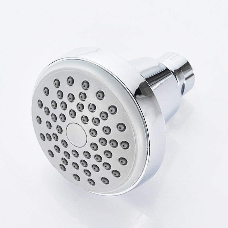 Sikunuo | Round shower head made of stainless steel in silver wall-mounted shower head