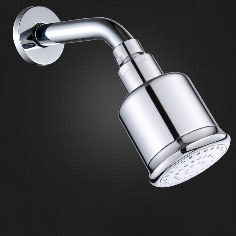 Sikunuo | Round shower head made of stainless steel in silver wall-mounted shower head