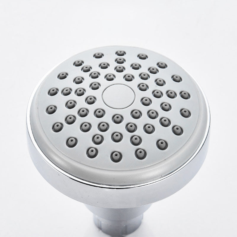 Sikunuo | Round shower head made of stainless steel in silver wall-mounted shower head