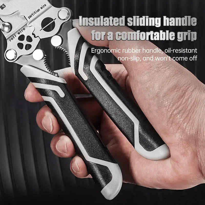 Sikunuo | Foldable 8-in-1 Wire Stripper for Electrical Work
