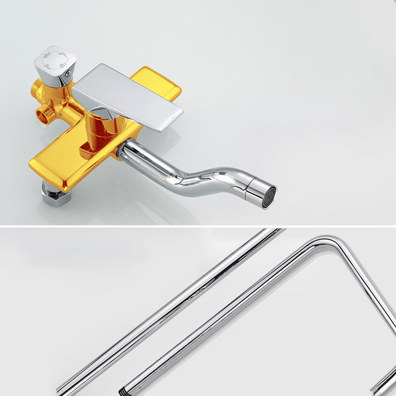 Sikunuo | Modern balanced printed converter faucet shower head shower fitting on the wall