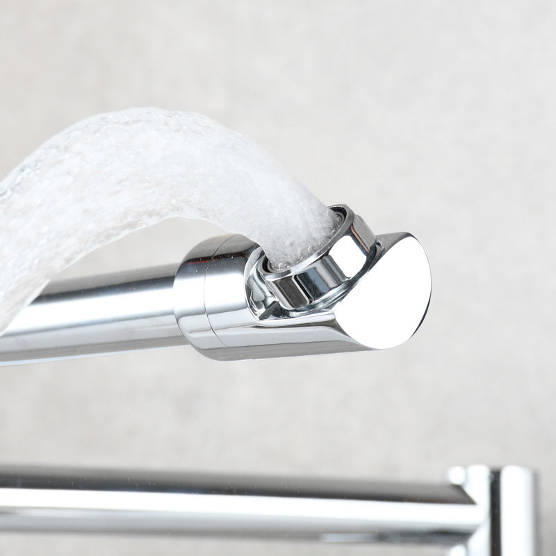 Sikunuo | Modern Pull-down Faucet Single Handle Wall Mounted Pot Filler Low Profile 1 Holder Filler