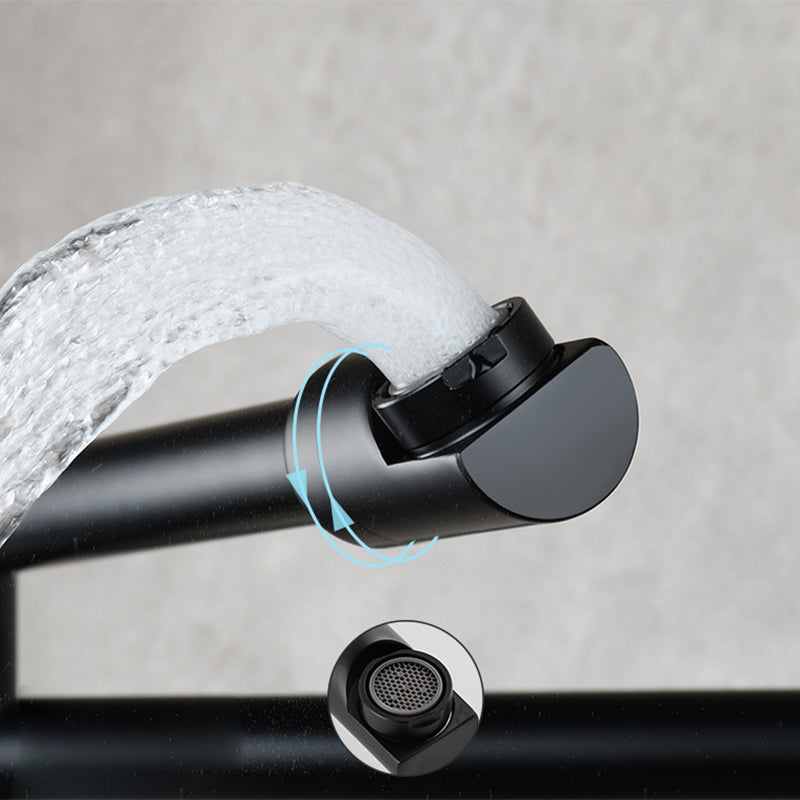 Sikunuo | Modern Pull-down Faucet Single Handle Wall Mounted Pot Filler Low Profile 1 Holder Filler