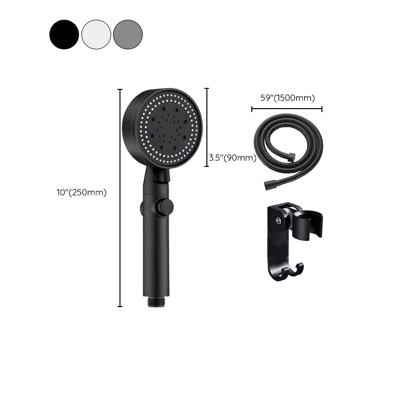 Sikunuo | Plastic Bathroom Shower Head Wall Mounted Shower Head with Adjustable Spray Pattern