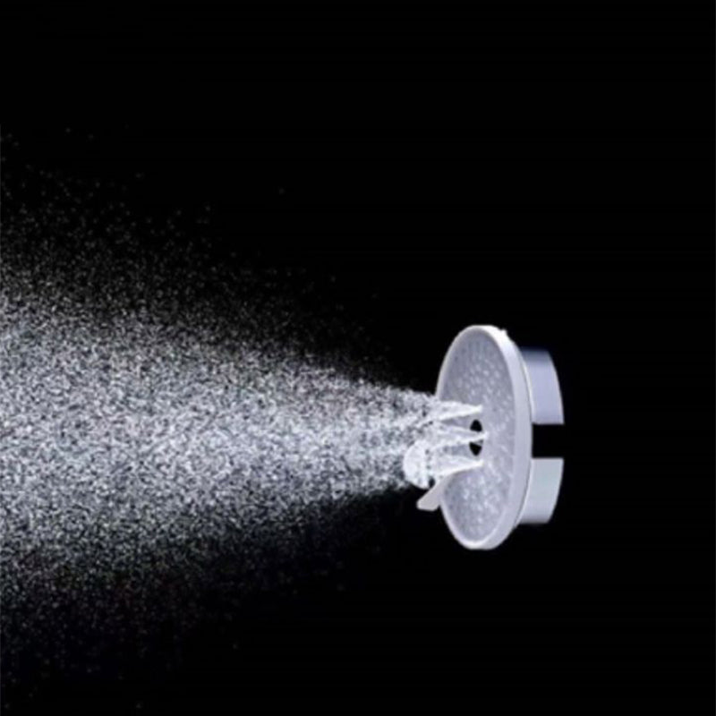 Sikunuo | Matt Black Hand Shower Modern 3-Stream Round Wall Mounted Hand Shower