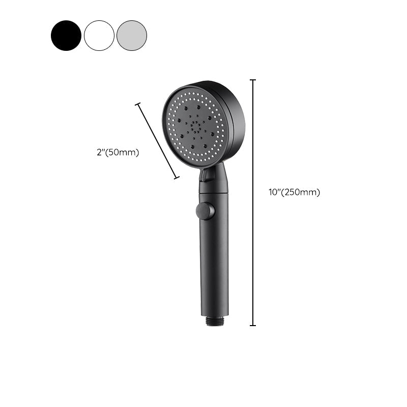 Sikunuo | Plastic Hand Shower Wall Mounted Shower Head with Adjustable Spray Pattern