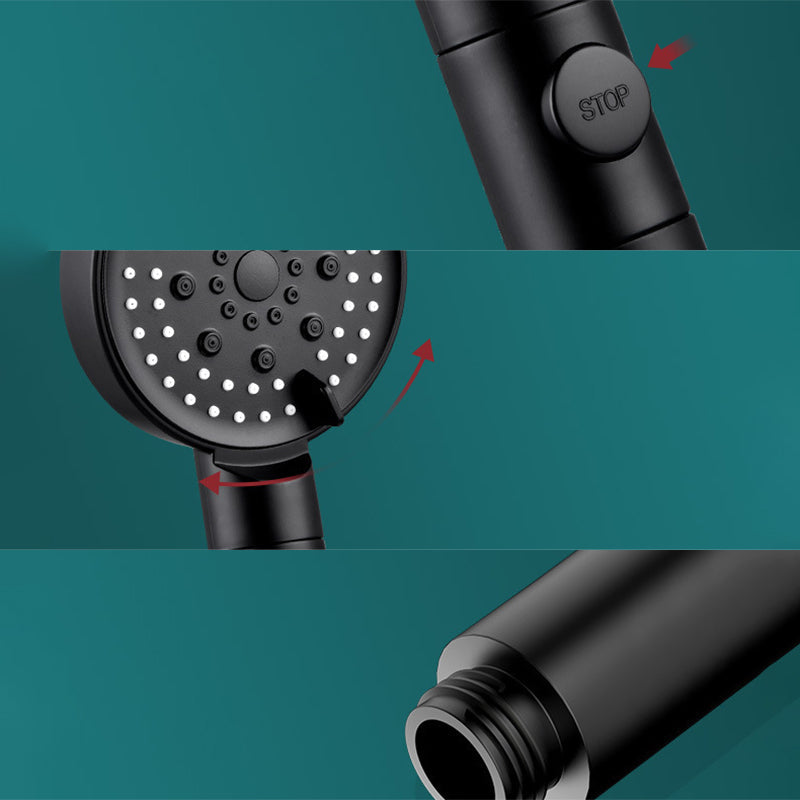 Sikunuo | Plastic Wall Mounted Shower Head Modern Handheld Shower Head