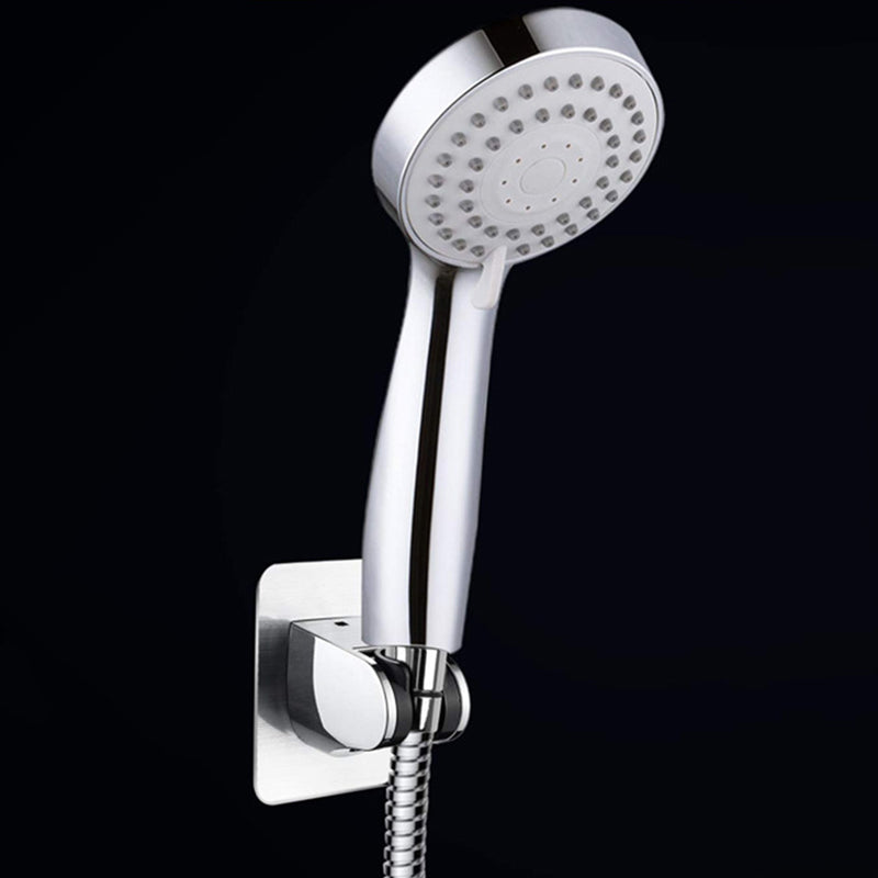 Sikunuo | Silver Dual Showerhead with Hose Modern Style Wall Mounted Showerhead