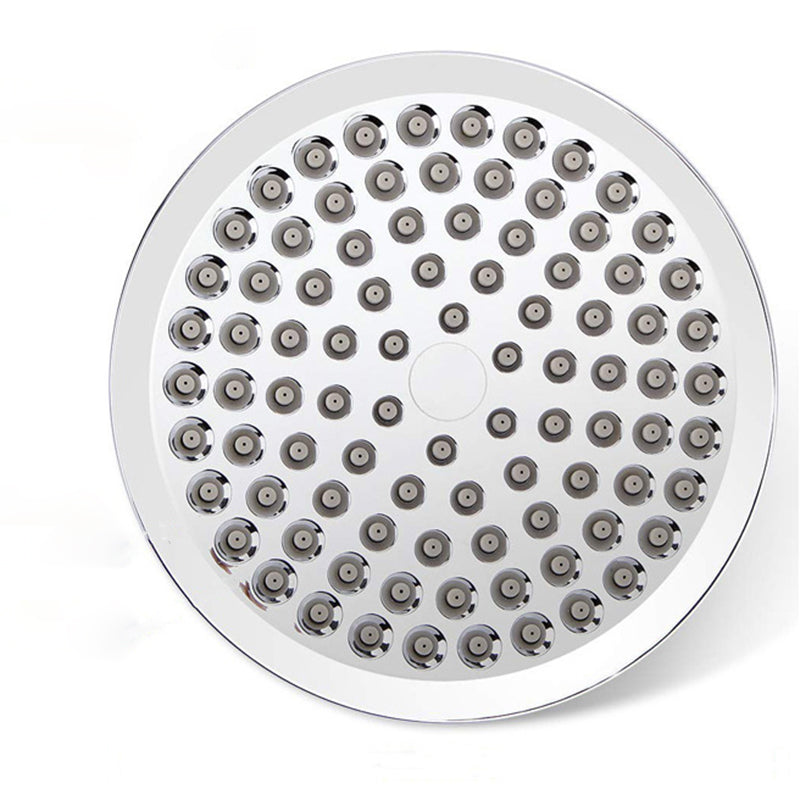 Sikunuo | Silver Dual Showerhead with Hose Modern Style Wall Mounted Showerhead