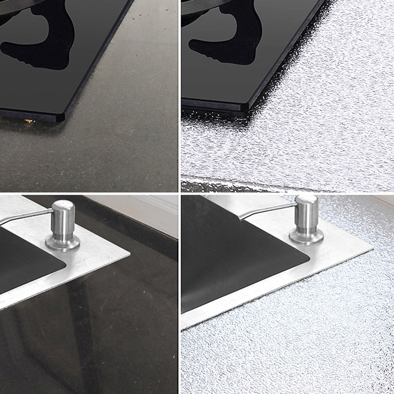 Sikunuo | Metal backsplash tiles Peel and Stick Modern Peel and Stick Backsplash Wall Tile