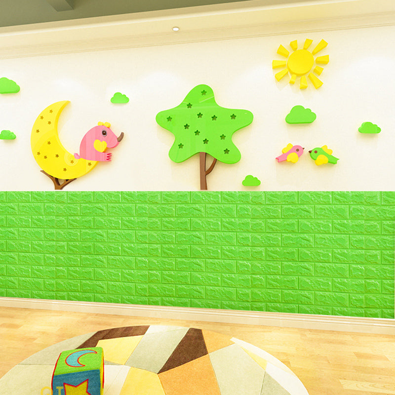 Sikunuo | Modern Panel PVC 3D-embossed Self-adhesive Waterproof Interior Cladding