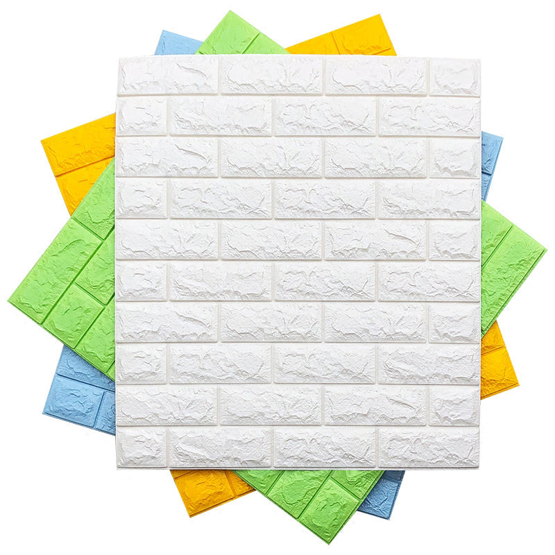Sikunuo | Modern Panel PVC 3D-embossed Self-adhesive Waterproof Interior Cladding