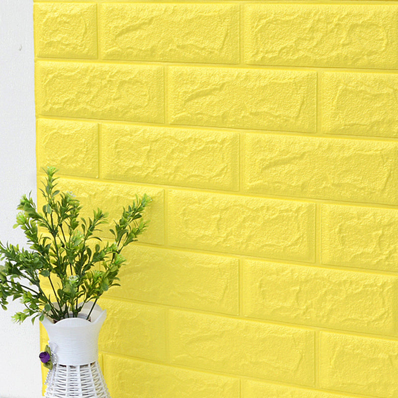 Sikunuo | Modern Panel PVC 3D-embossed Self-adhesive Waterproof Interior Cladding