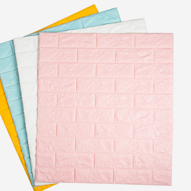 Sikunuo | Modern Panel PVC 3D-embossed Self-adhesive Waterproof Interior Cladding