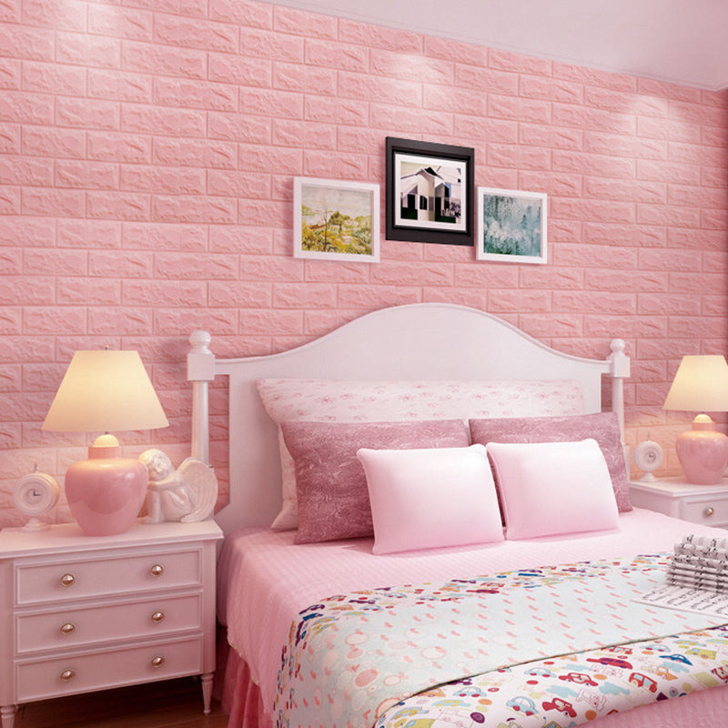 Sikunuo | Modern Panel PVC 3D-embossed Self-adhesive Waterproof Interior Cladding
