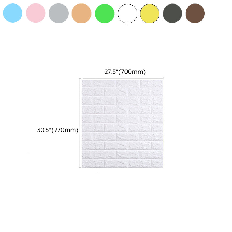 Sikunuo | Modern Panel PVC 3D-embossed Self-adhesive Waterproof Interior Cladding