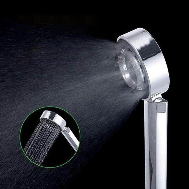 Sikunuo | Contemporary Wall-Mounted Shower Head Combination Chrome Round Hand Shower