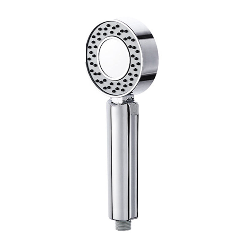 Sikunuo | Contemporary Wall-Mounted Shower Head Combination Chrome Round Hand Shower