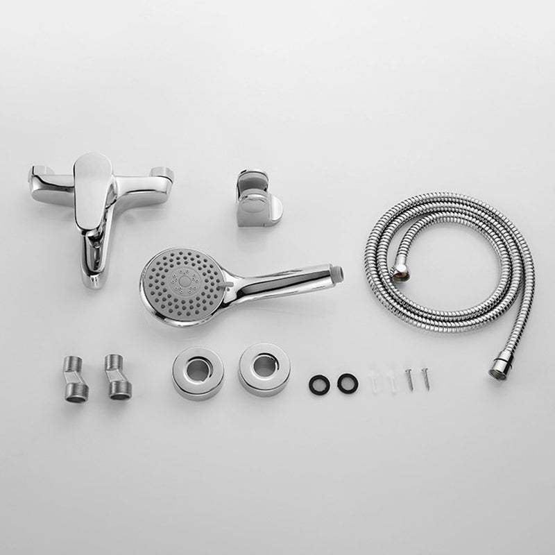 Sikunuo | Bathroom Bathtub Pull-Out Wall-Mounted Hand Shower Fixed Bathtub Faucet