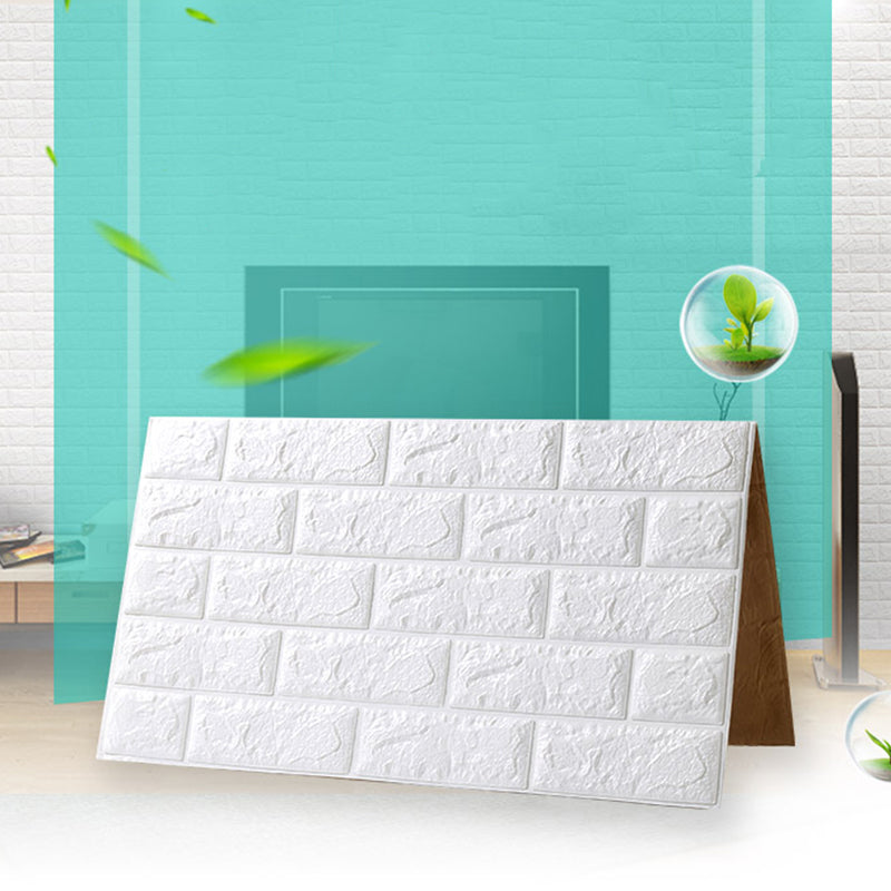 Sikunuo | Modern Wall Tile PVC 3D Embossing Self-Adhesive Waterproof Interior Wall Panel