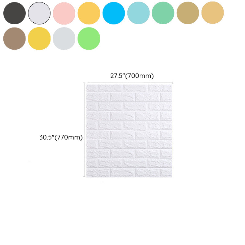 Sikunuo | Modern Wall Tile PVC 3D Embossing Self-Adhesive Waterproof Interior Wall Panel