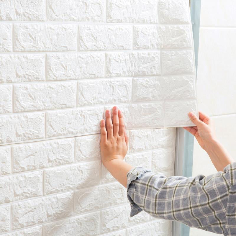 Sikunuo | Modern Wall Access Panel PVC 3D-embossed Peel and Stick Soundproof Cladding