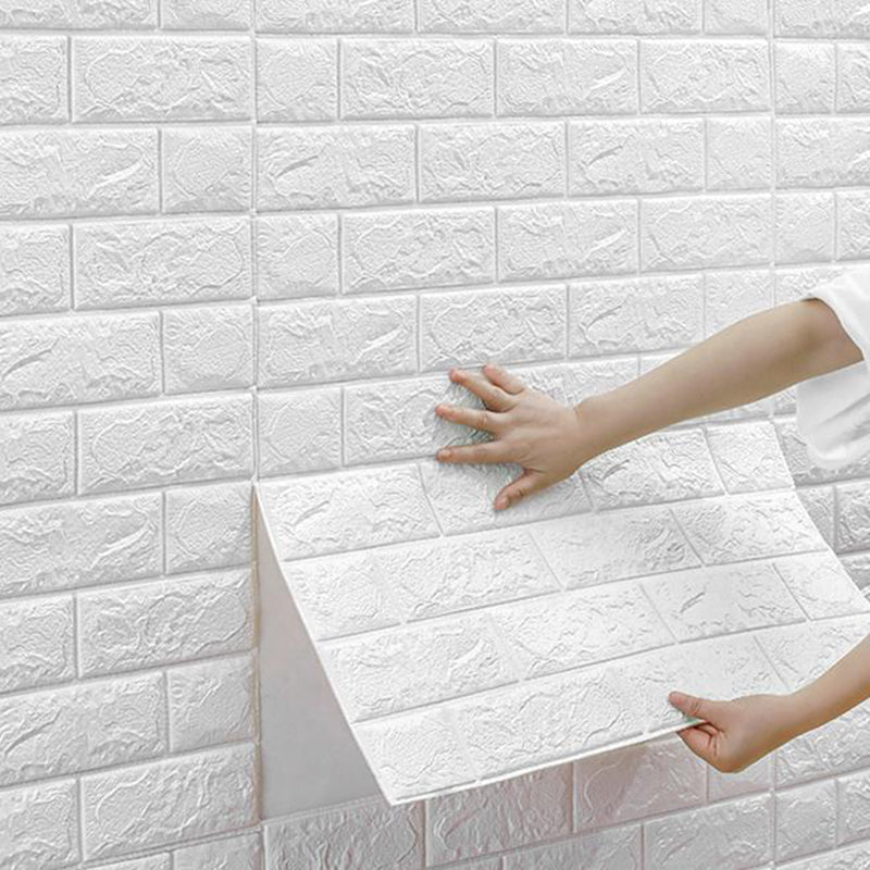 Sikunuo | Modern Wall Access Panel PVC 3D-embossed Peel and Stick Soundproof Cladding