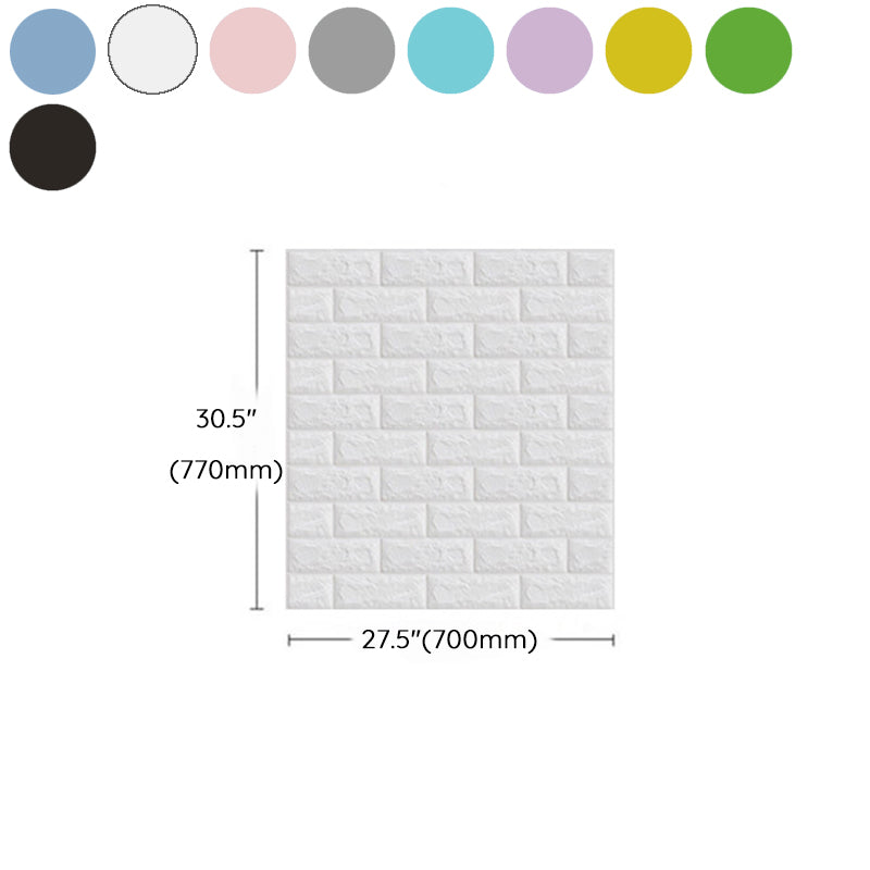 Sikunuo | Modern Wall Access Panel PVC 3D-embossed Peel and Stick Soundproof Cladding