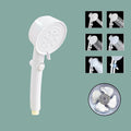 Sikunuo | Wall-mounted Shower Head Plastic Bathroom Handheld Shower Head