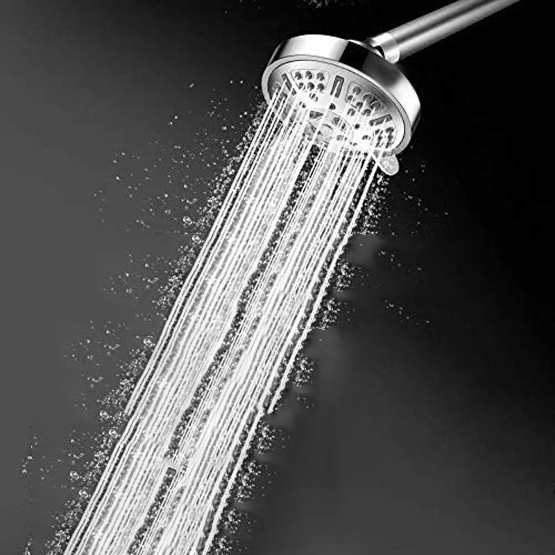 Sikunuo | Modern Style Festive Shower Head in Silver 9 Settings Wall Mounted Shower Head