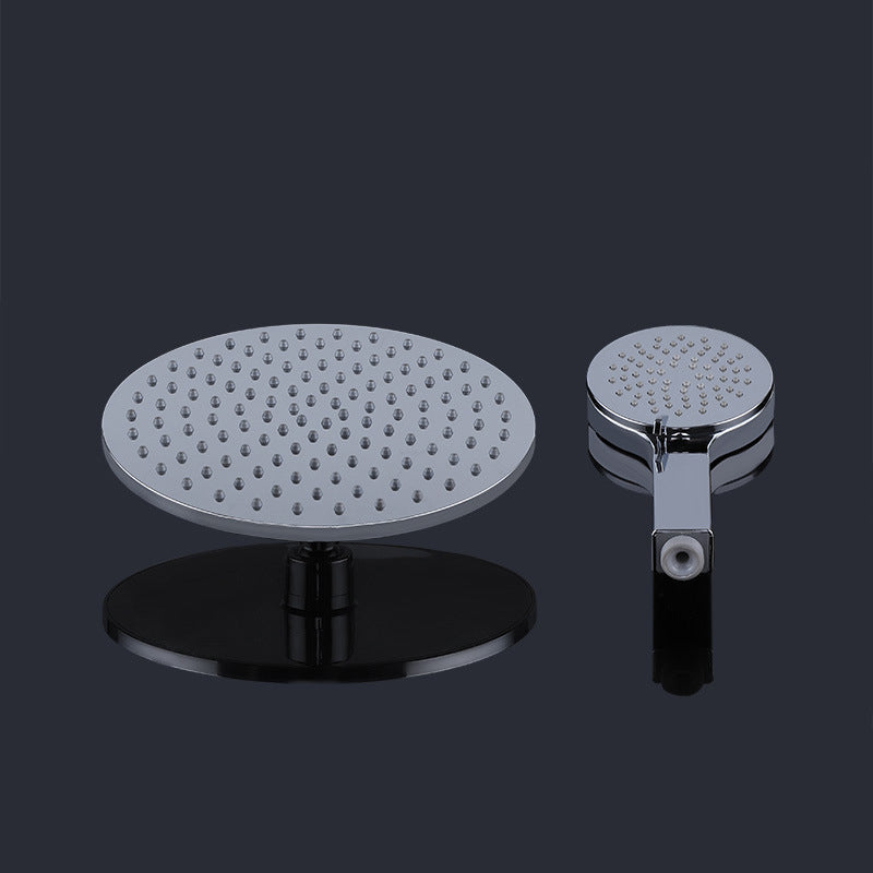 Sikunuo | Contemporary Rainfall Shower Head Combo Round Single Spray Shower Combo