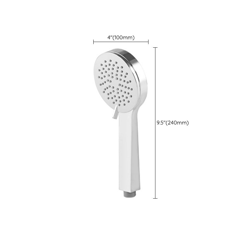 Sikunuo | Contemporary Rainfall Shower Head Combo Round Single Spray Shower Combo