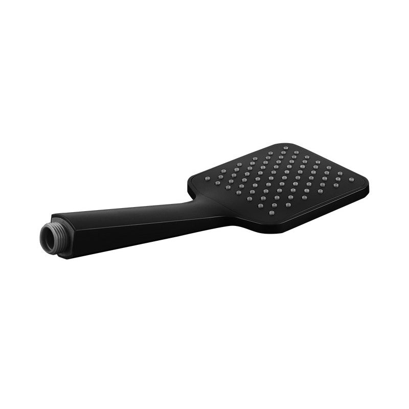 Sikunuo | Modern square matte black shower head rainfall shower head combo
