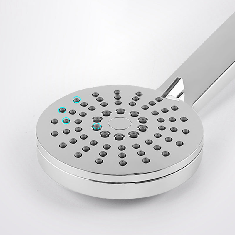 Sikunuo | Ceiling and wall mounted showerhead combination round chrome spray head