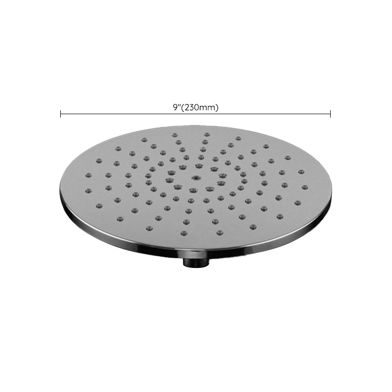 Sikunuo | Ceiling and wall mounted showerhead combination round chrome spray head