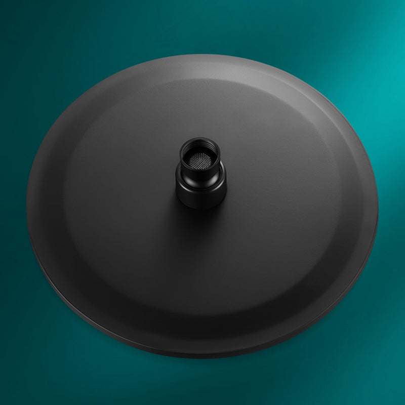 Sikunuo | Black round fixed shower head Modern design wall-mounted shower head