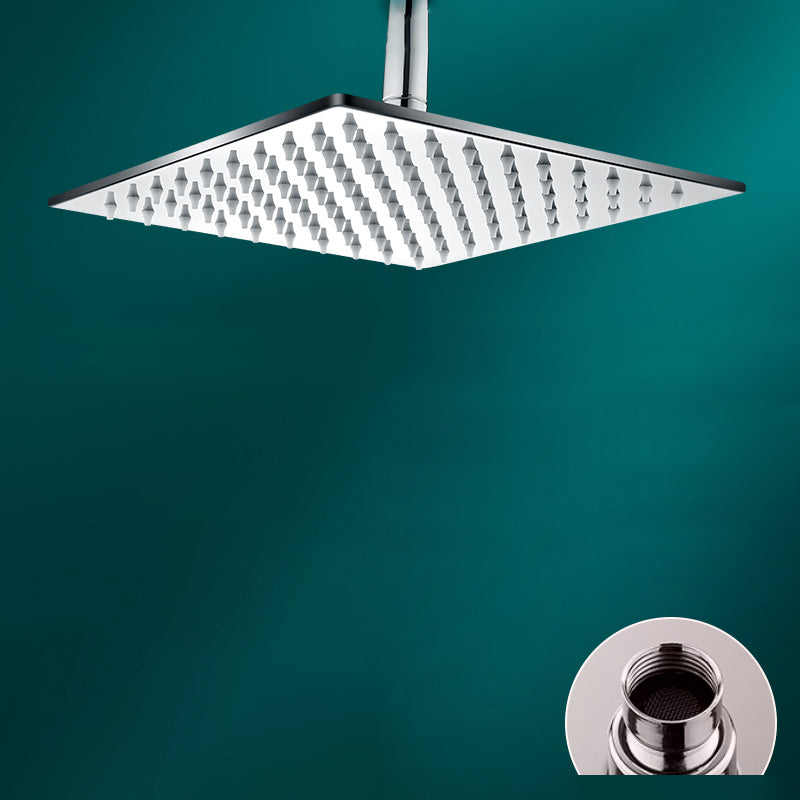 Sikunuo | Black round fixed shower head Modern design wall-mounted shower head