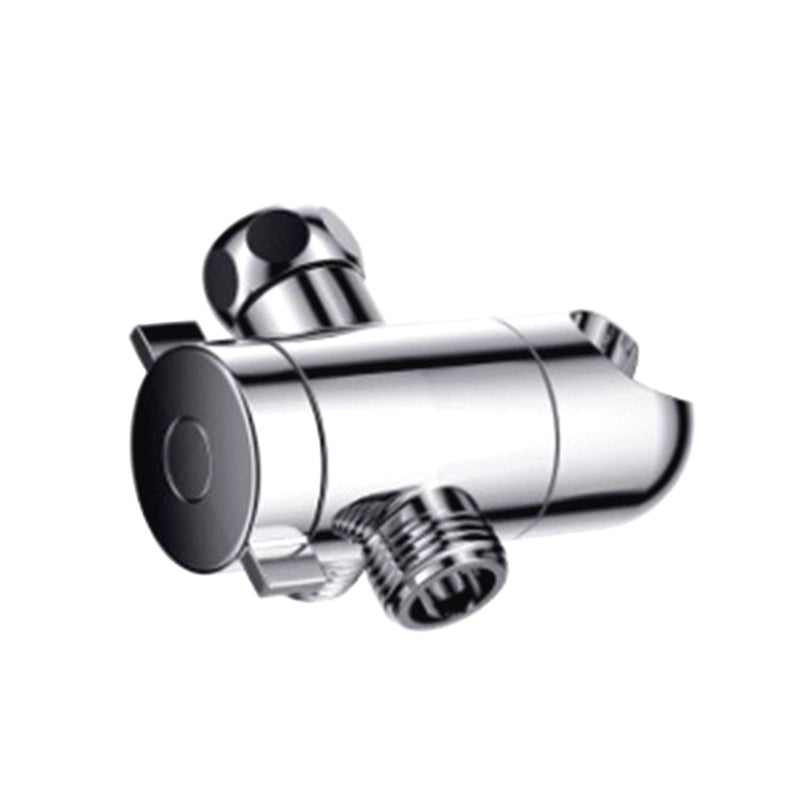 Sikunuo | Silver Dual Shower Head Round Rainfall Wall-Mounted Shower Head