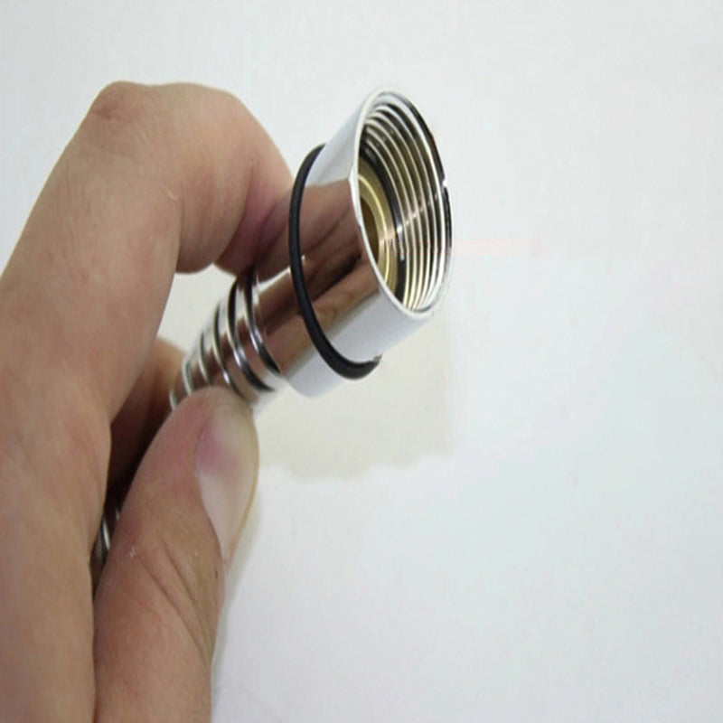 Sikunuo | Silver Dual Shower Head Round Rainfall Wall-Mounted Shower Head