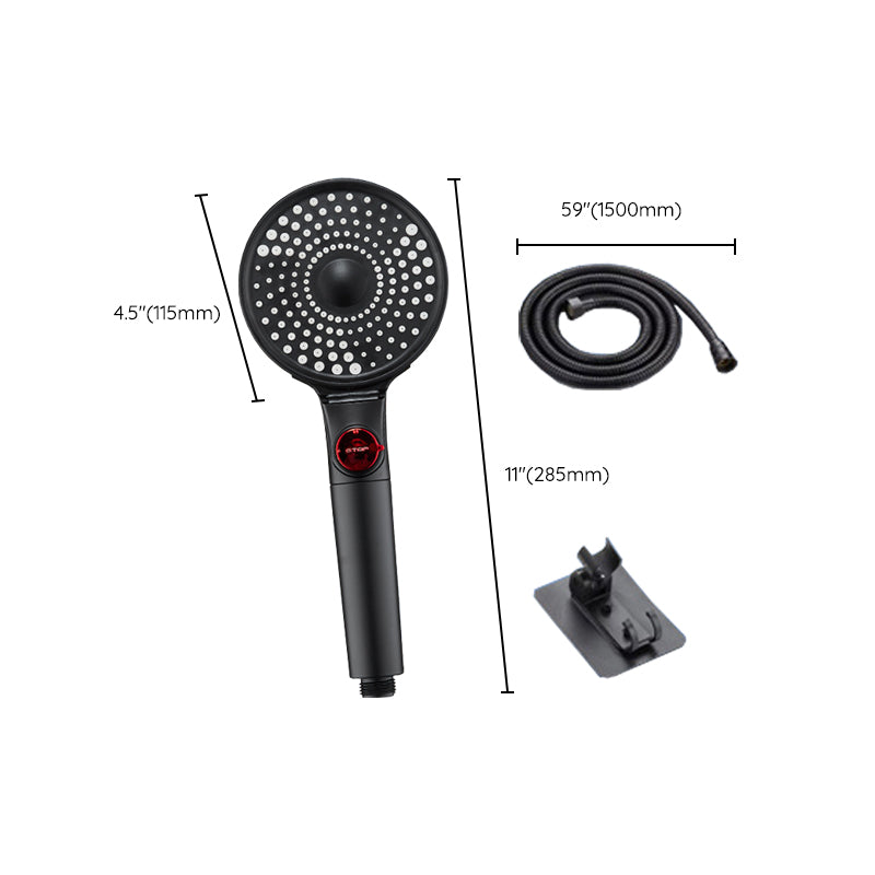 Sikunuo | Modern Plastic Shower Head Adjustable Water Flow Handheld Shower Head