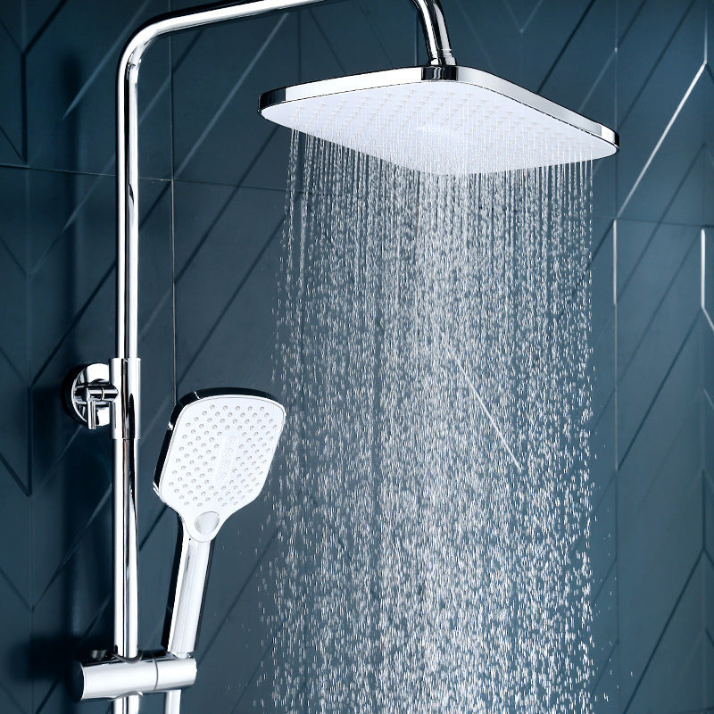 Sikunuo | Modern Bathroom Standard Showerhead Rainfall Square Ceiling Mounted Showerhead