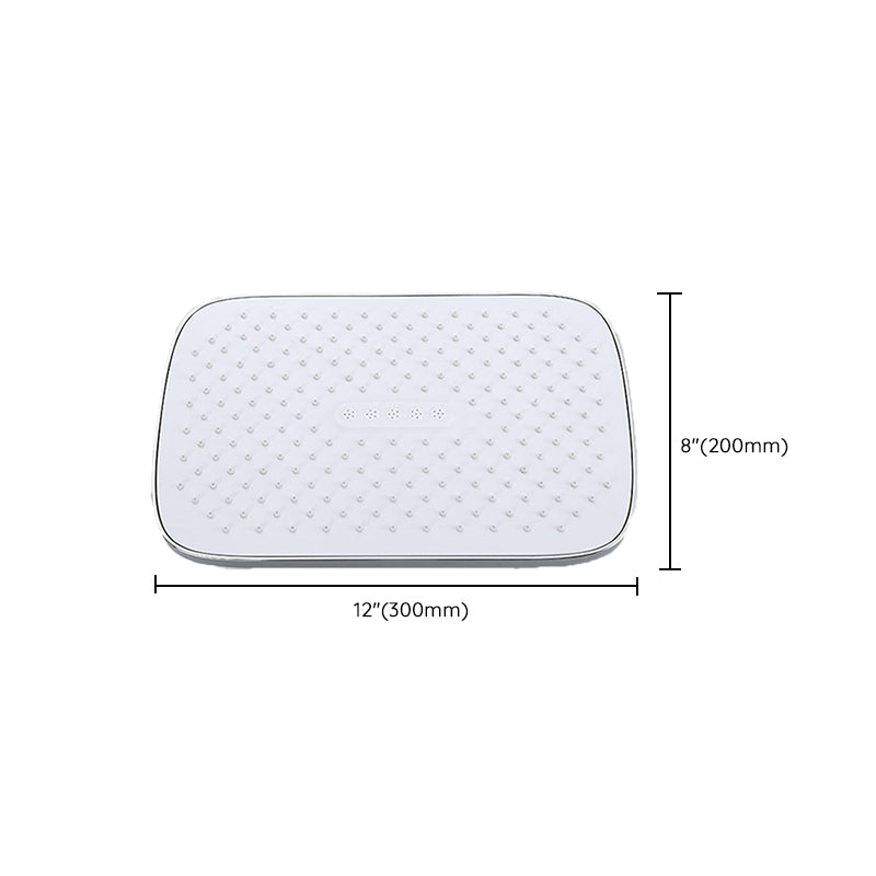 Sikunuo | Modern Bathroom Standard Showerhead Rainfall Square Ceiling Mounted Showerhead