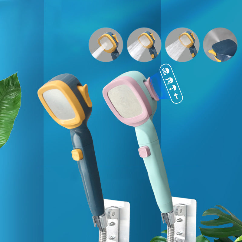 Sikunuo | Modern Showerhead Massage 5-Stream Wall-Mounted Adjustable Spray Patterns Hand Shower