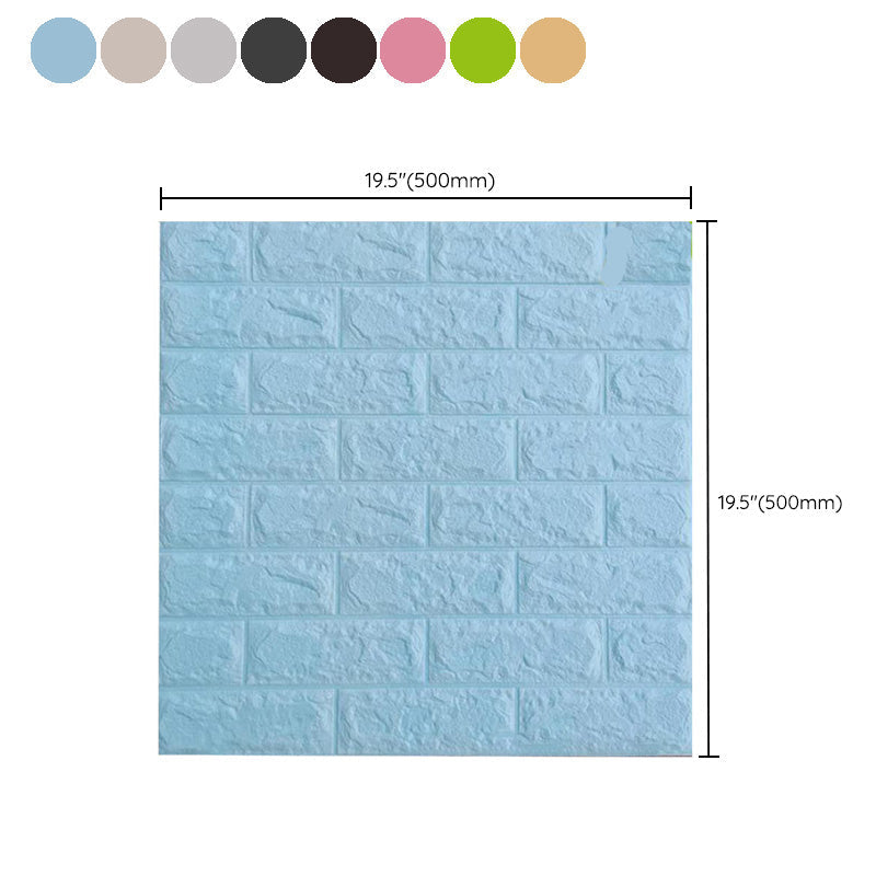 Sikunuo | Industrial Wall Plank 3D Print Bedroom Living Room Wall Panels Set of 10