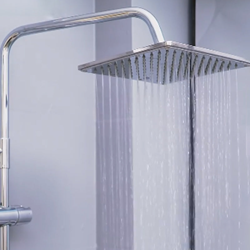 Sikunuo | Contemporary Showerhead Combination Dual Showerhead Stainless Steel Wall-Mounted Showerhead